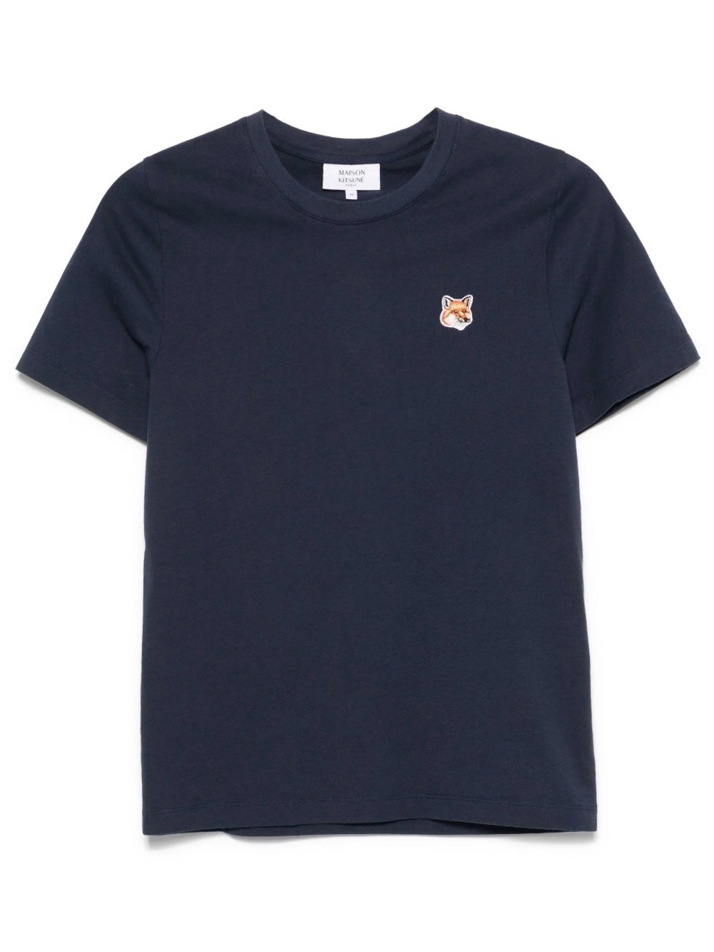 Maison Kitsuné Paris Classic Fox Head Patch T-Shirt - Navy Blue Size S